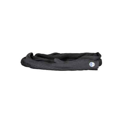 Black Cotton Men Scarf