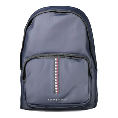 Blue Polyurethane Men's Backpack