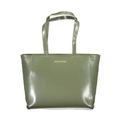 Verde Poliuretano Women Handbag