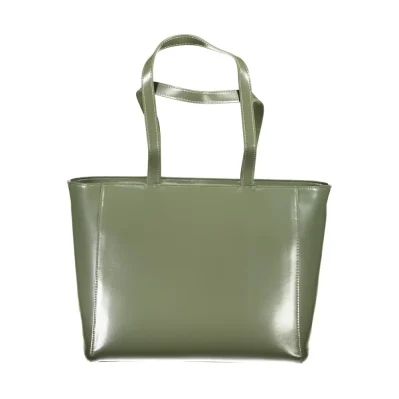 Verde Poliuretano Women Handbag