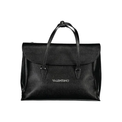 Nero Polyurethane Women Handbag