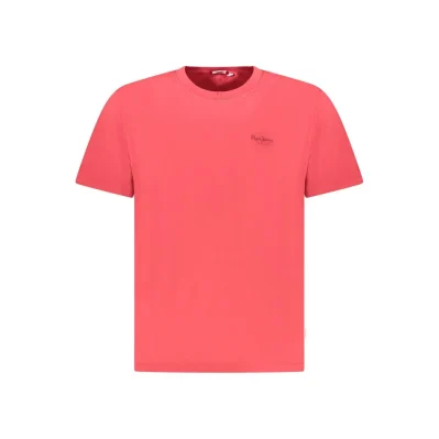 Red Cotton Men T-Shirt