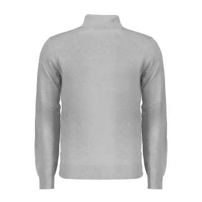 Grigio Poliammide Men's Turtleneck Sweater