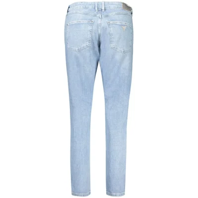 Blue Cotton Women Jeans