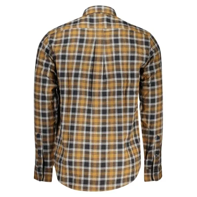 Marrone Cotton Men Shirt