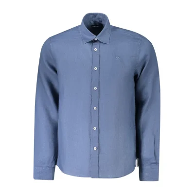 Blu Lino Men Shirt