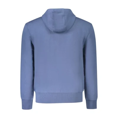 Blue Cotton Men Sweater