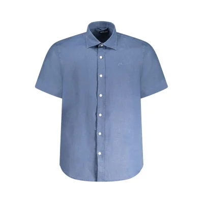 Blu Linen Men's Shirt