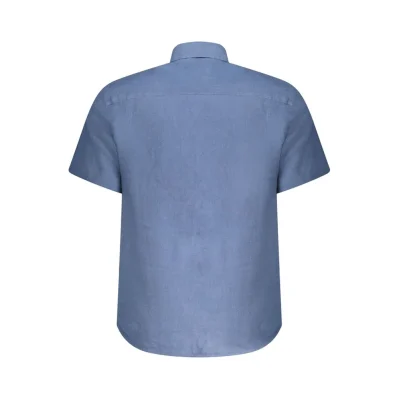 Blu Linen Men's Shirt