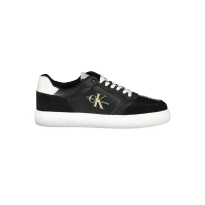 Nero Polyester Men Sneaker