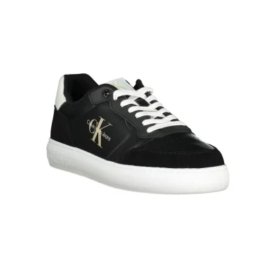 Nero Polyester Men Sneaker