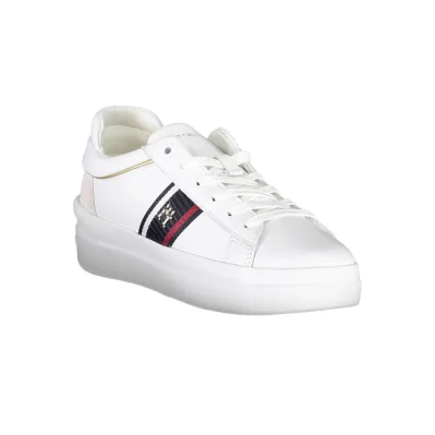 Bianco Polyester Women Sneaker