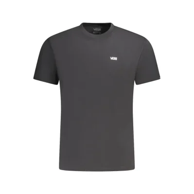 Black Cotton Men's T-Shirt