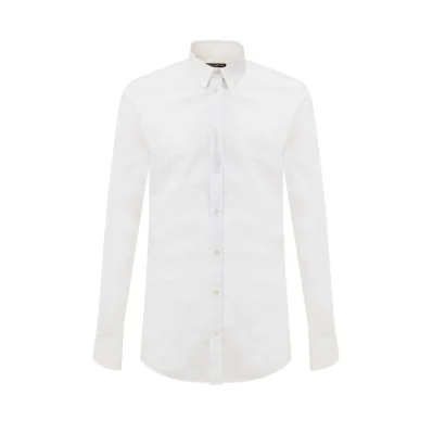 White Cotton Dress Shirt