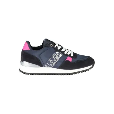 Blue Polyester Women Sneaker