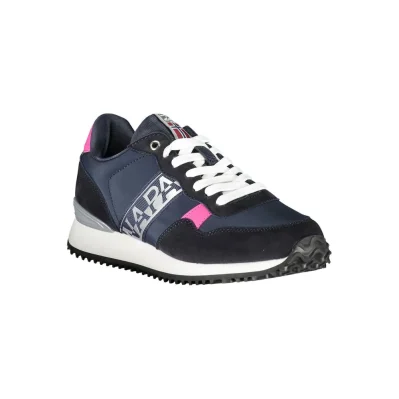 Blue Polyester Women Sneaker