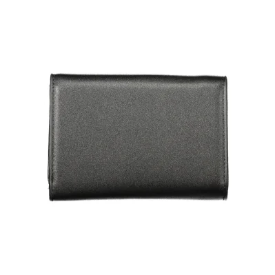 Black Polyethylene Women Wallet