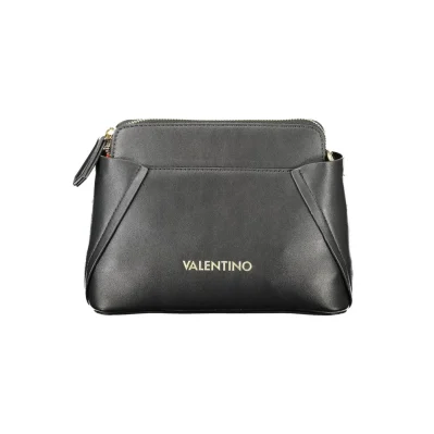 Black Polyethylene Women Handbag