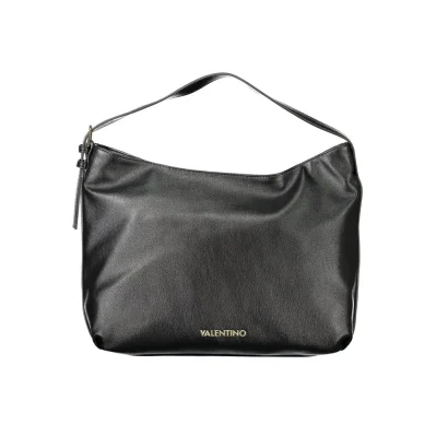 Black Polyethylene Women Handbag