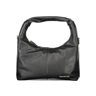 Black Polyethylene Women Handbag