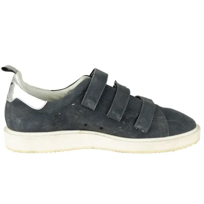Grey Calfskin Men Sneaker