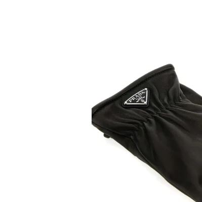 Black Lamb Leather Gloves