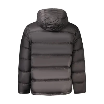 Black Polyamide Men Jacket