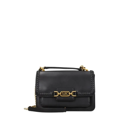 Black Leather Shoulder Bag