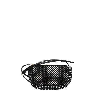 Black Leather Crossbody Bag