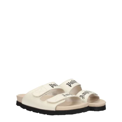 Beige Leather Sandals