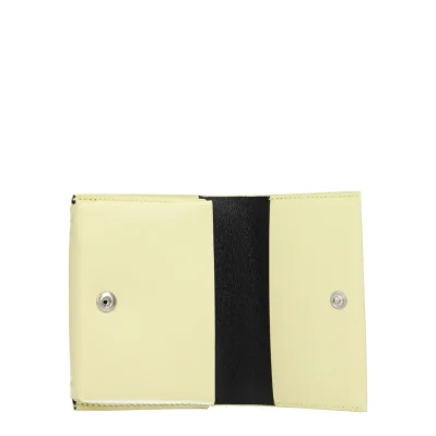Yellow Leather Cardholder