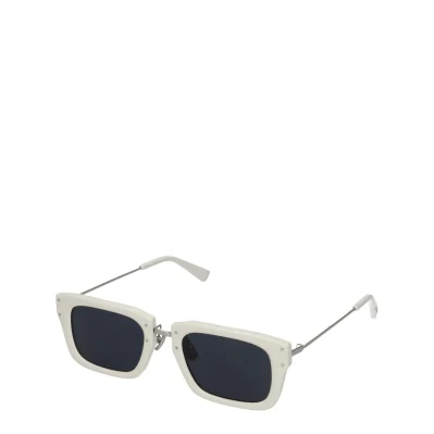 White Acetate Sunglasses