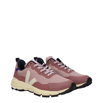 Pink Fabric Athletic Sneakers