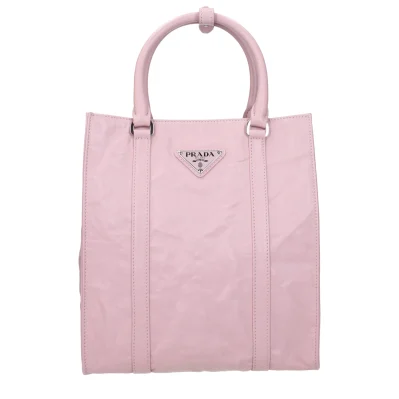 Pink Leather Handbag