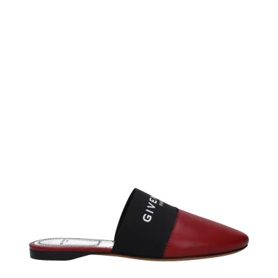 Red Leather Slippers