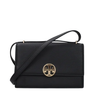 Black Leather Crossbody Bag