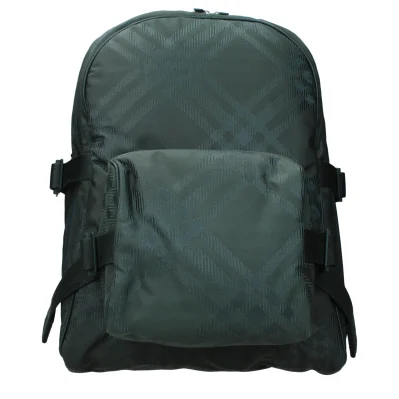 Green Fabric Backpack