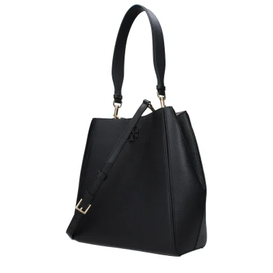 Black Leather Shoulder Bag