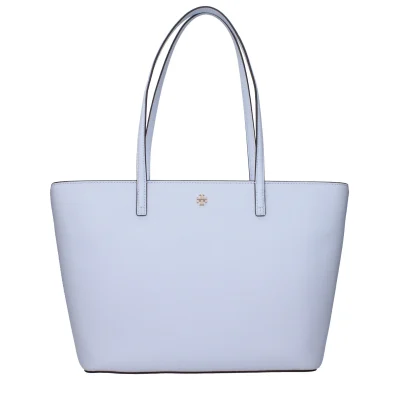 Light Blue Leather Shoulder Bag