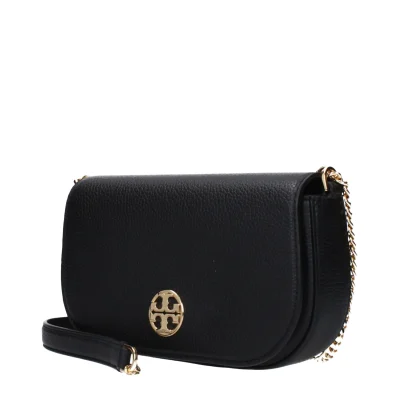 Black Leather Crossbody Bag