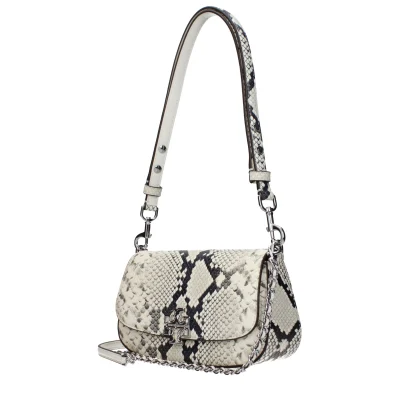 White Leather Shoulder Bag
