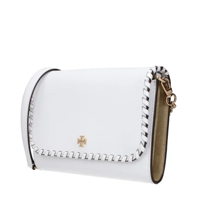 White Leather Clutch Bag