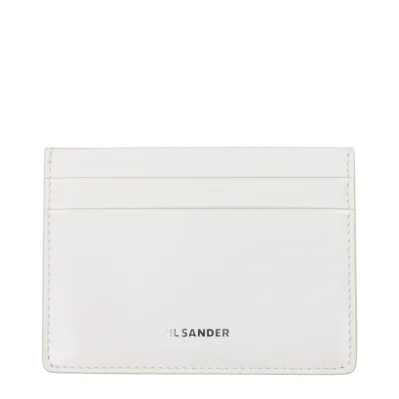 White Leather Cardholder