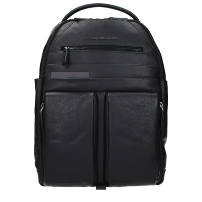 Black Leather Backpack