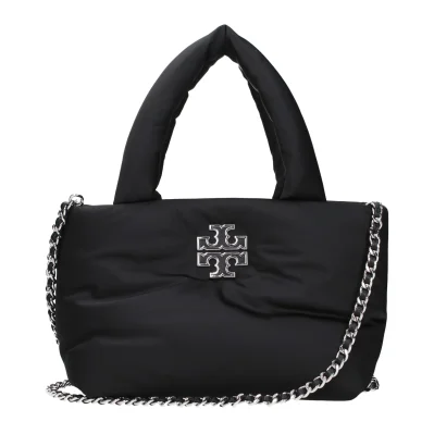 Black Fabric Handbag