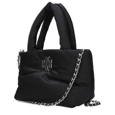 Black Fabric Handbag