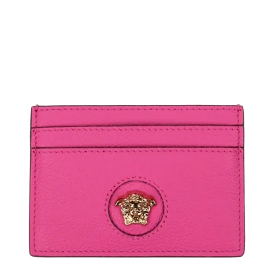 Pink Leather Cardholder