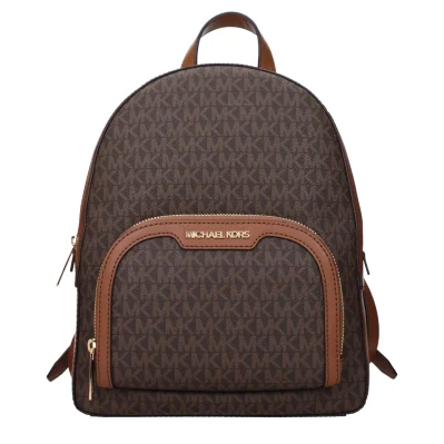 Brown Fabric Backpack