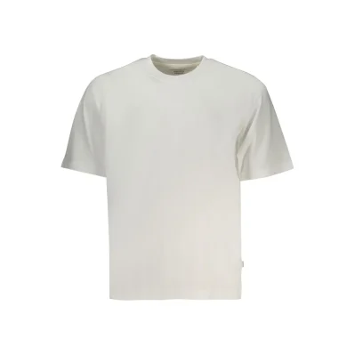 White Cotton Men T-Shirt
