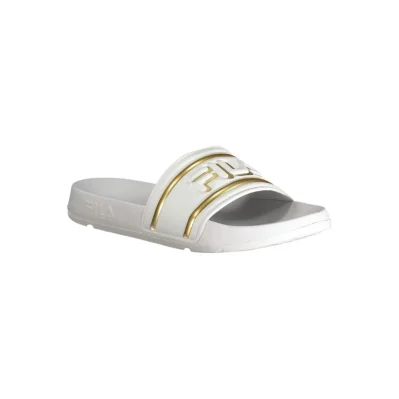 White Polyurethane Women Slipper